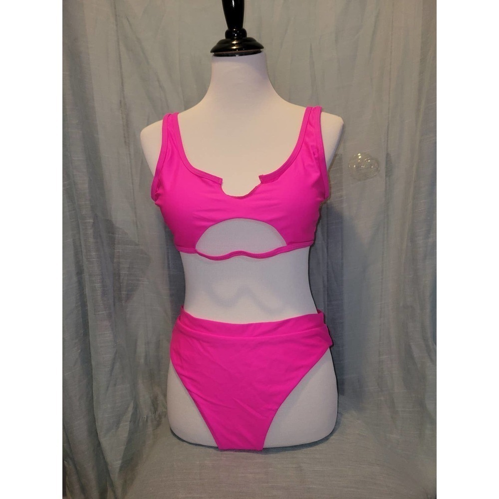 NWOT Bikini xl hot pink